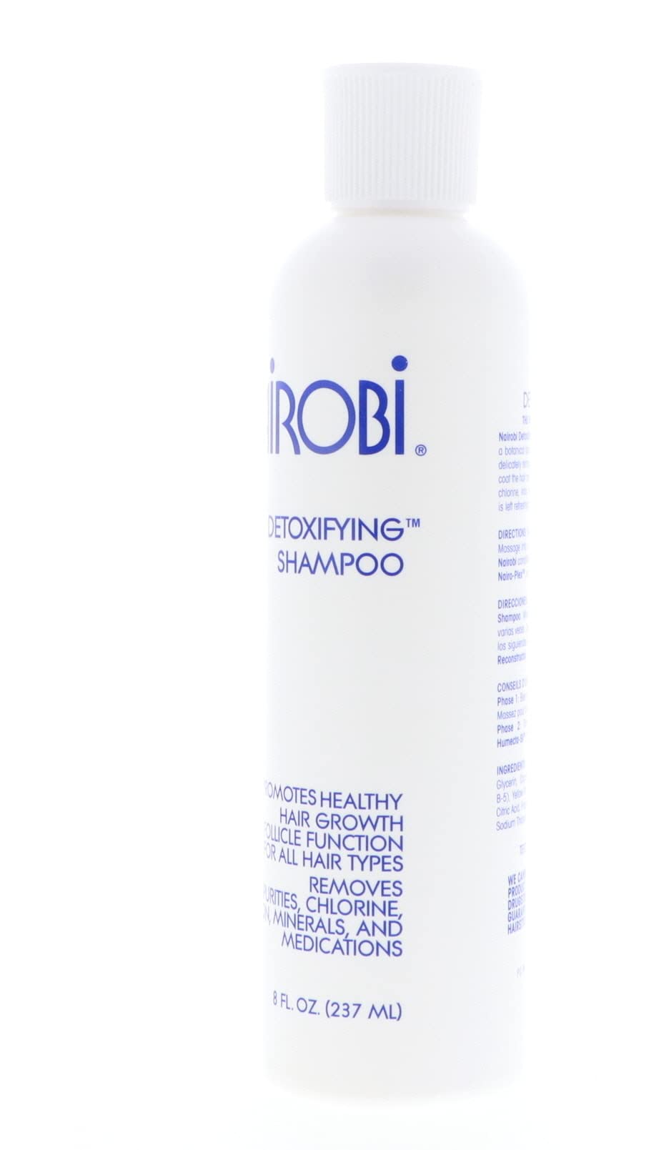 Nairobi shampoo pouring texture to show viscosity and gentle cleansing benefit