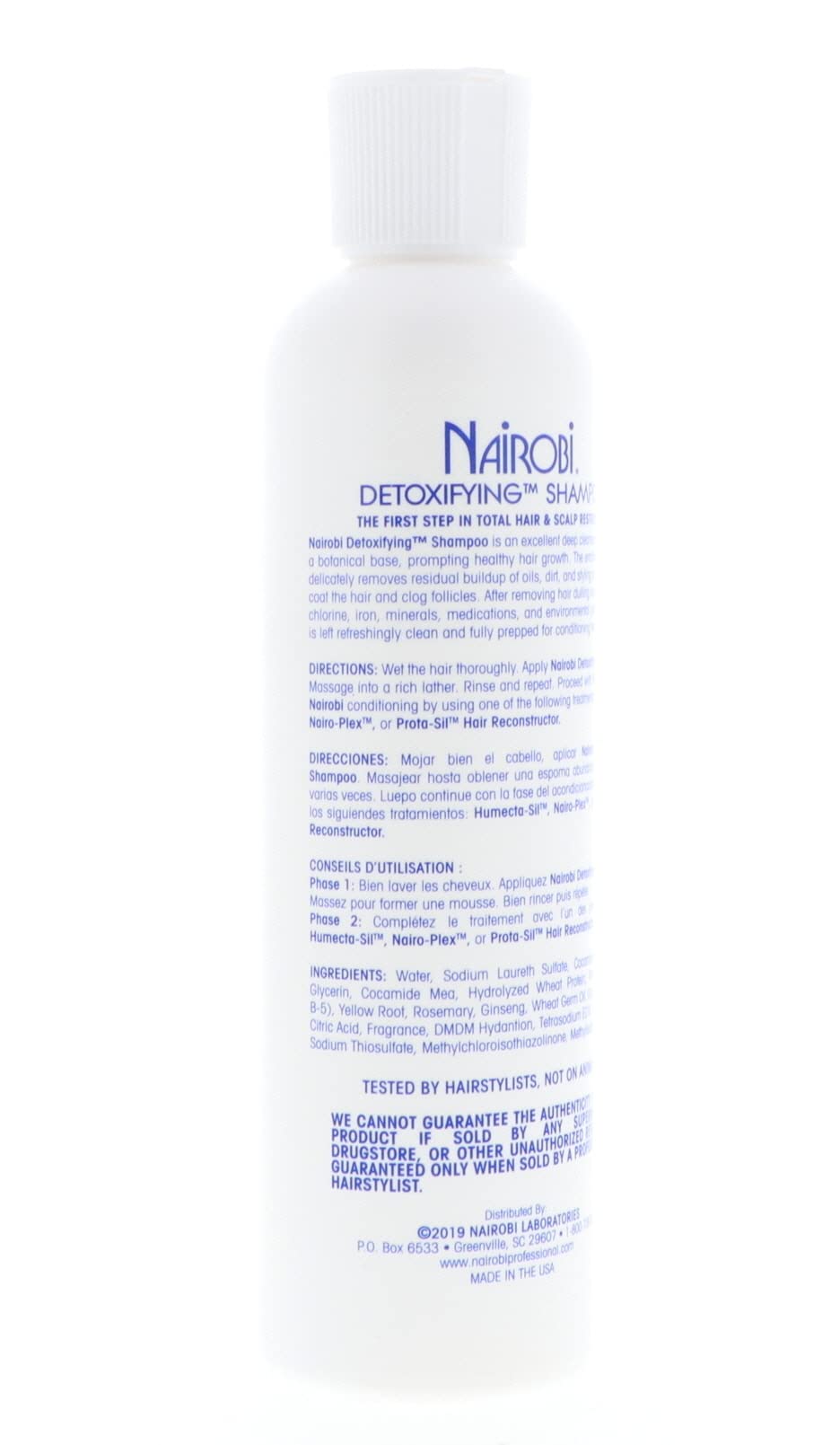 Nairobi shampoo next to towel in lifestyle scene showing everyday grooming benefit