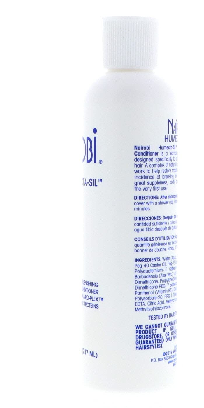 Nairobi being applied to wet hair showing improved detangling and reduced breakage