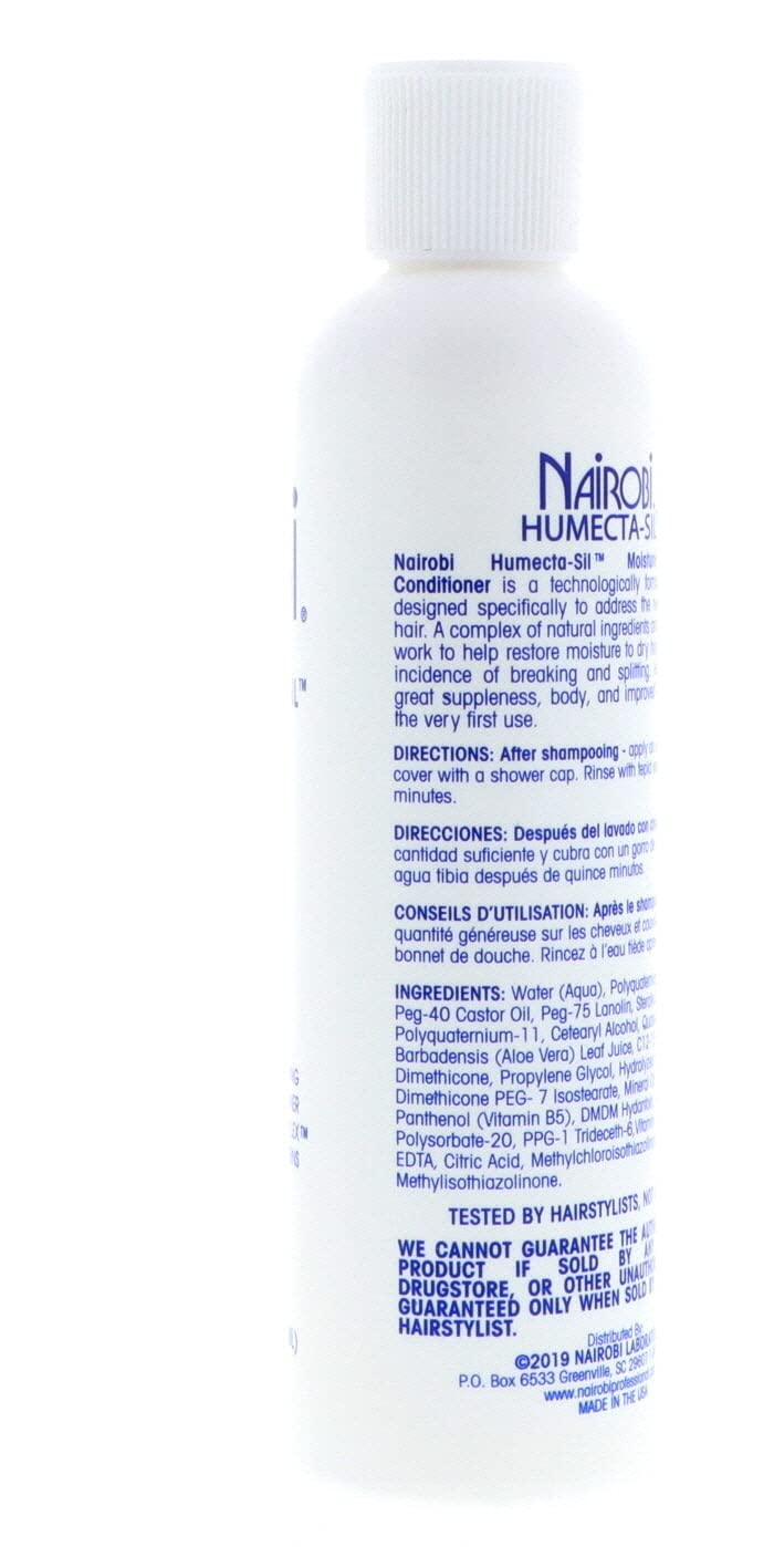 Nairobi before and after ends comparison showing smoother, hydrated hair
