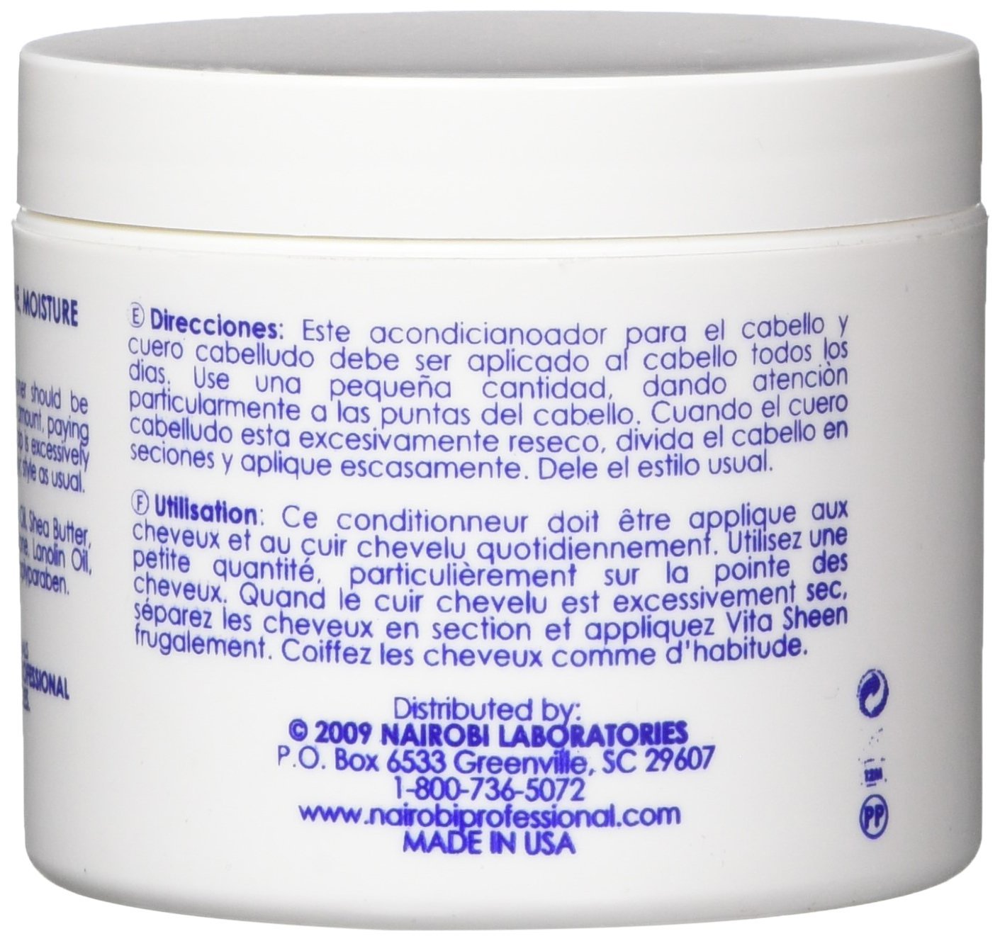 Nairobi product in use smoothing hair ends for added shine and manageability
