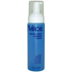 Nairobi Wrapp-It front packaging showing bottle and sheen benefits