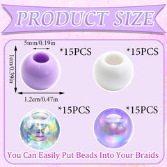 NAISKA beads beside a coin to show scale and sizing clarity