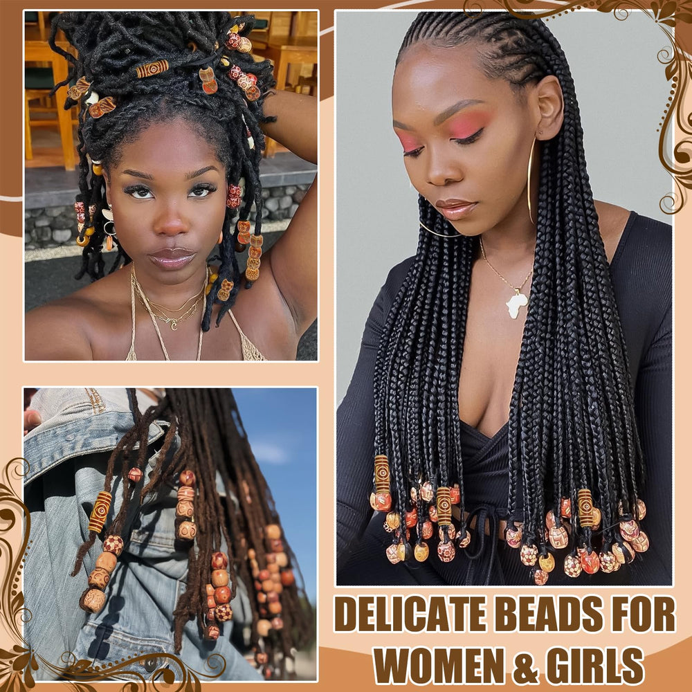 NAISKA beads strung on cord for necklace showing craft flexibility benefit creativity