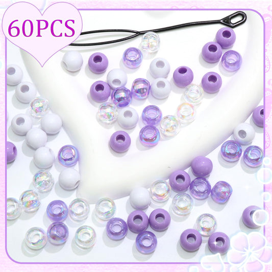 NAISKA close-up of bead hole and smooth texture protects hair