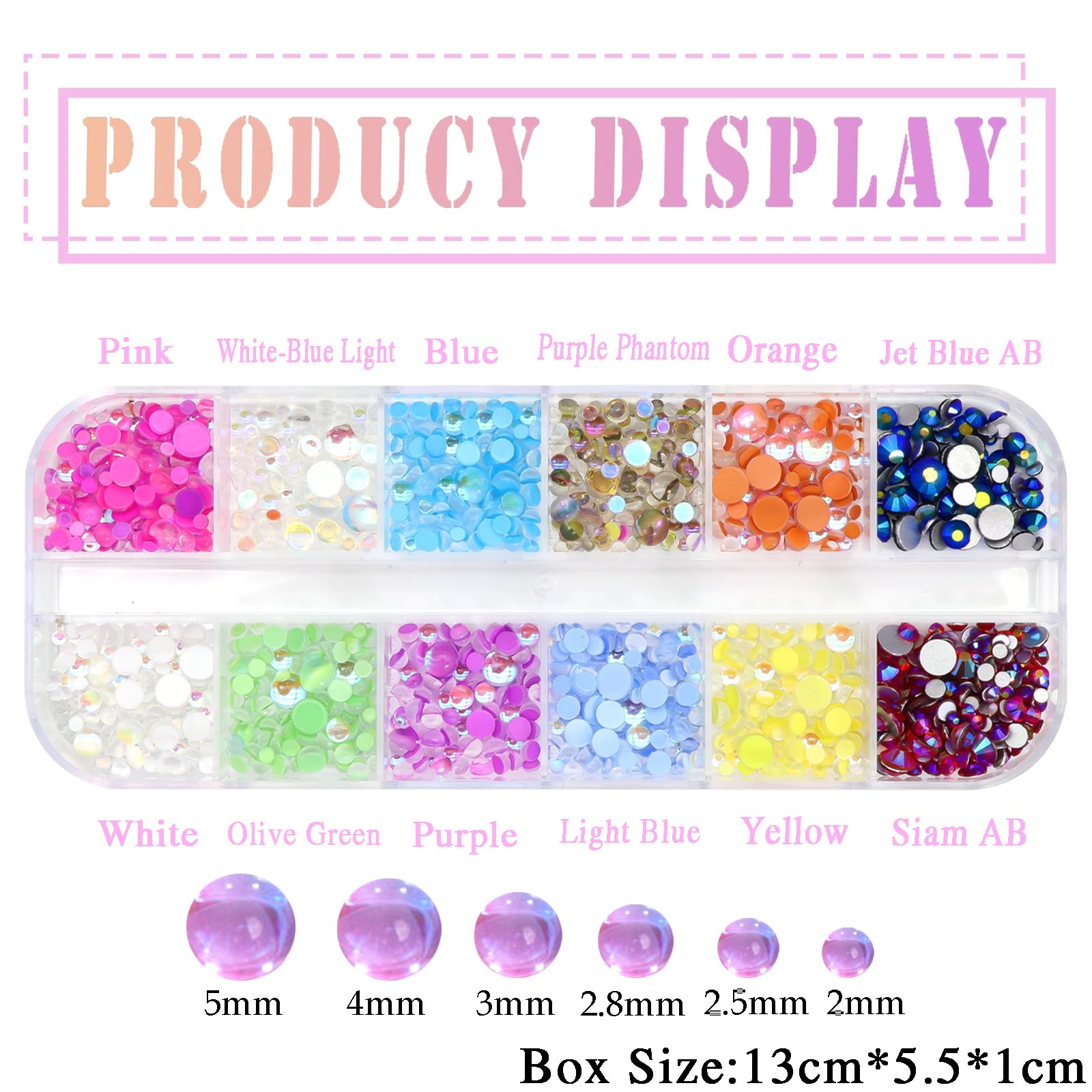 NAISKA close-up of faceted glass rhinestone, clear sparkle enhances designs