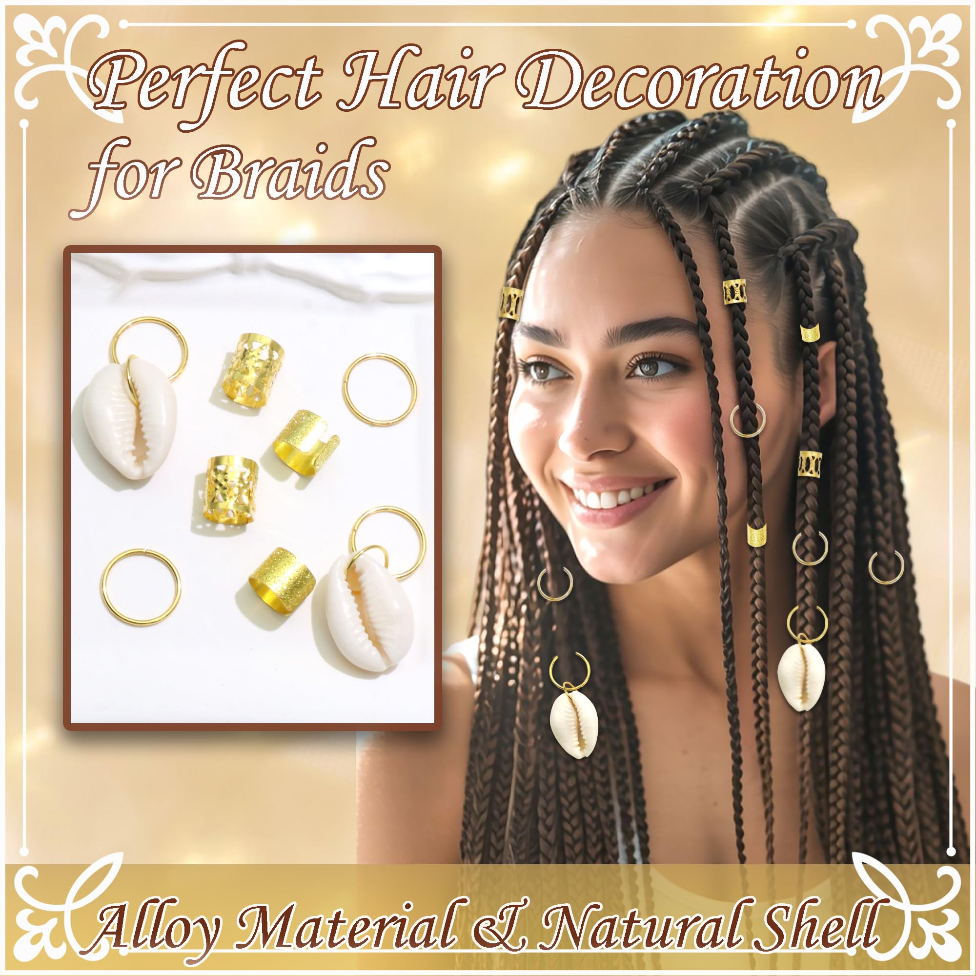 NAISKA cuff clamped on a thick dreadlock showing secure hold benefits