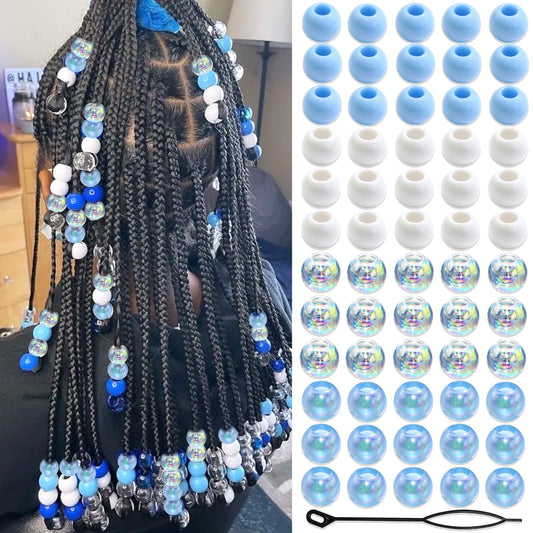 NAISKA front packaging showing 60 blue white beads and color variety benefit