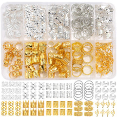 NAISKA front packaging of 215-piece hair cuff kit shows variety and value