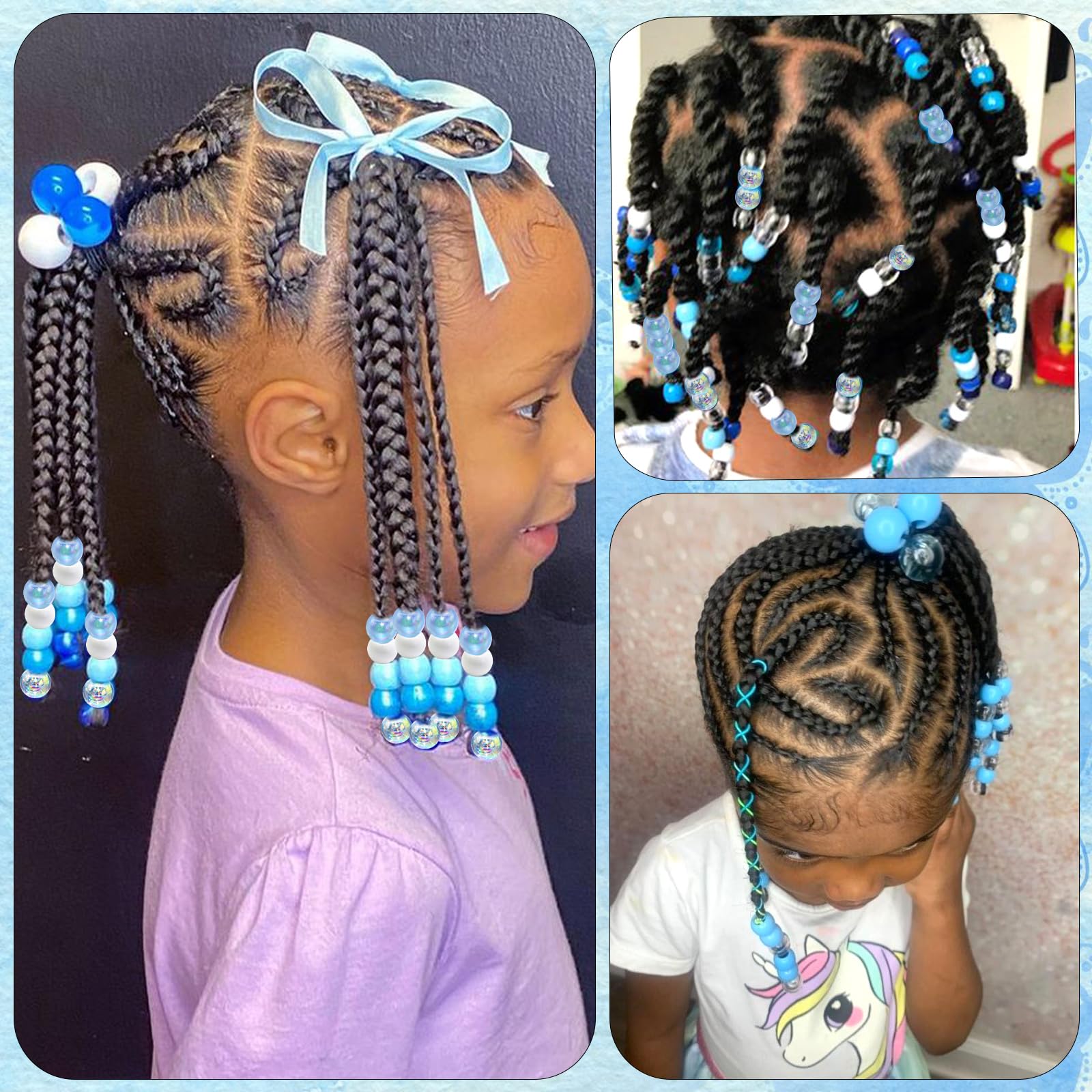 NAISKA child wearing beads outdoors highlighting secure fit and fun look benefit
