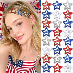 NAISKA front packaging showing 24 patriotic star clips for easy selection