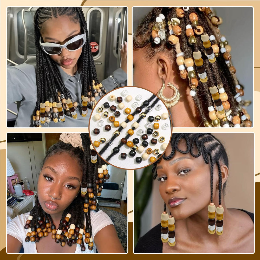 NAISKA organized kit layout showing all 60 beads for quick styling access