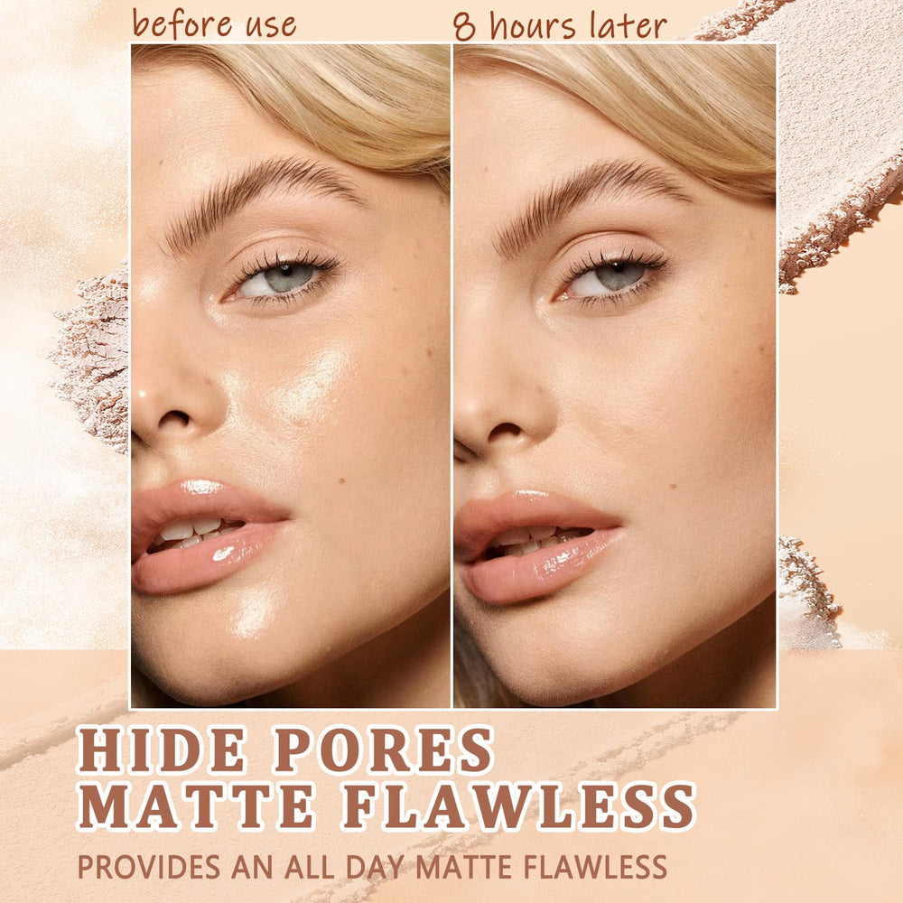 NAISSIYA close-up of fine powder texture highlighting silky finish and smooth application benefit