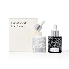 Naked & Thriving Renew serum pipette dispensing precise drop for application