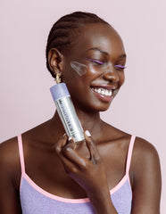 Naked Sundays pump dispensing serum for precise, mess-free application