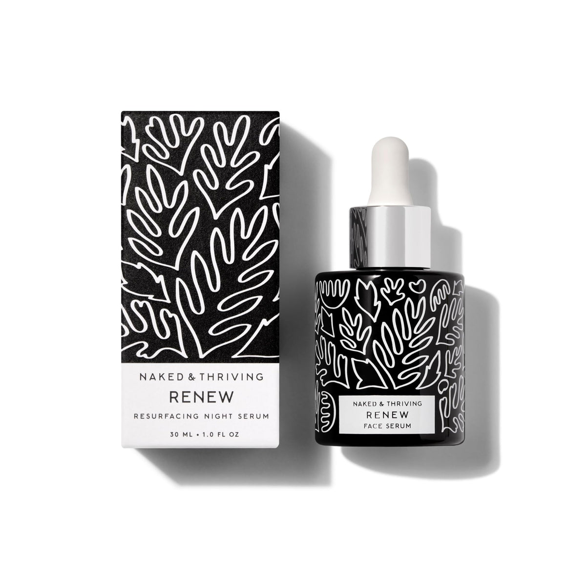 Naked & Thriving front bottle image showing clean packaging and visible product benefit