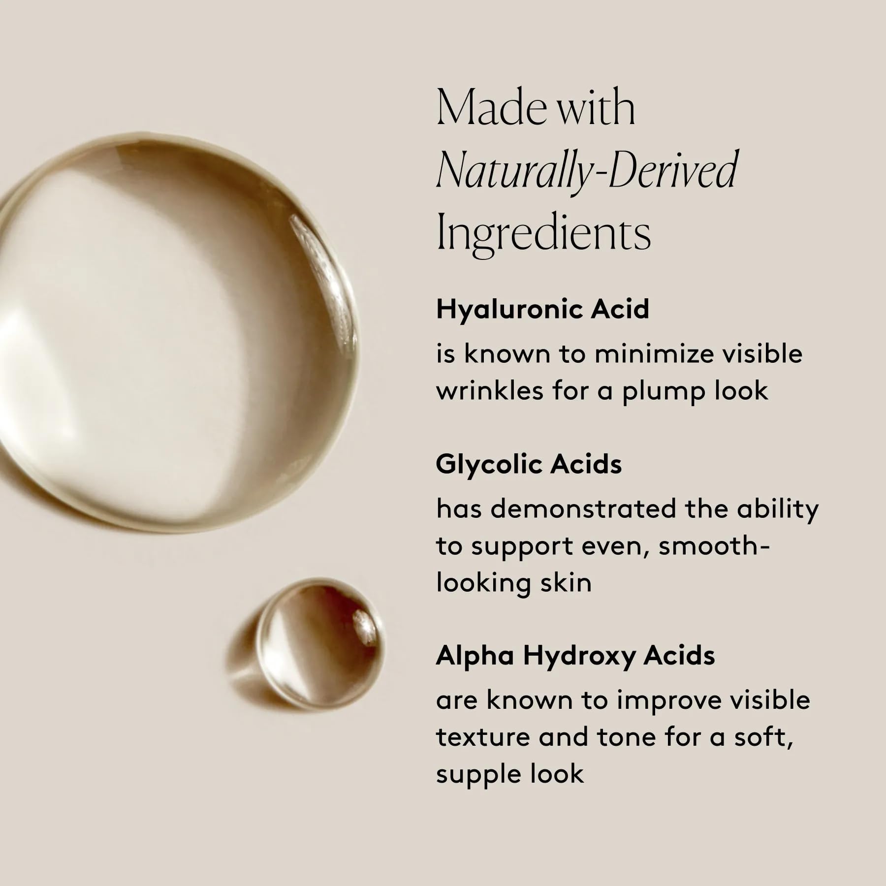 Naked & Thriving on nightstand with moisturizer showing layered skincare routine benefit