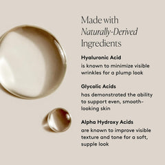 Naked & Thriving on nightstand with moisturizer showing layered skincare routine benefit