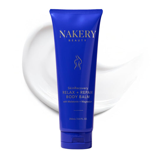 Nakery front tube packaging showing product and benefit of overnight firming