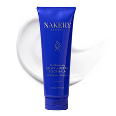 Nakery front tube packaging showing product and benefit of overnight firming