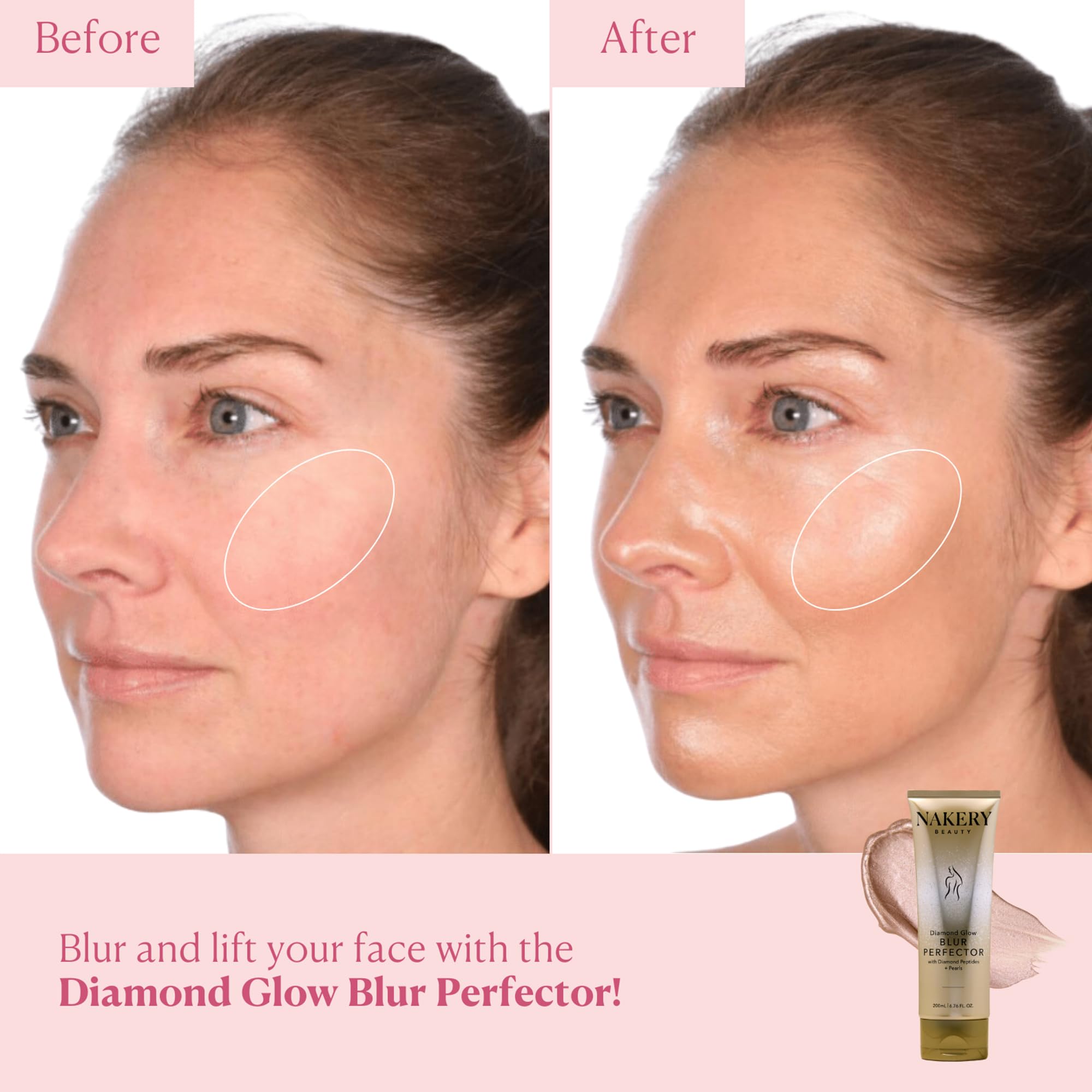 Nakery label and ingredient list detail highlighting peptide benefit
