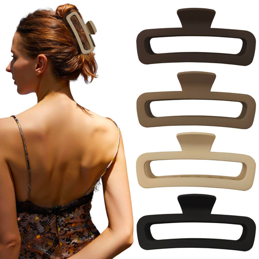 Nalodu front view of 4-pack matte clips showing color variety and easy selection
