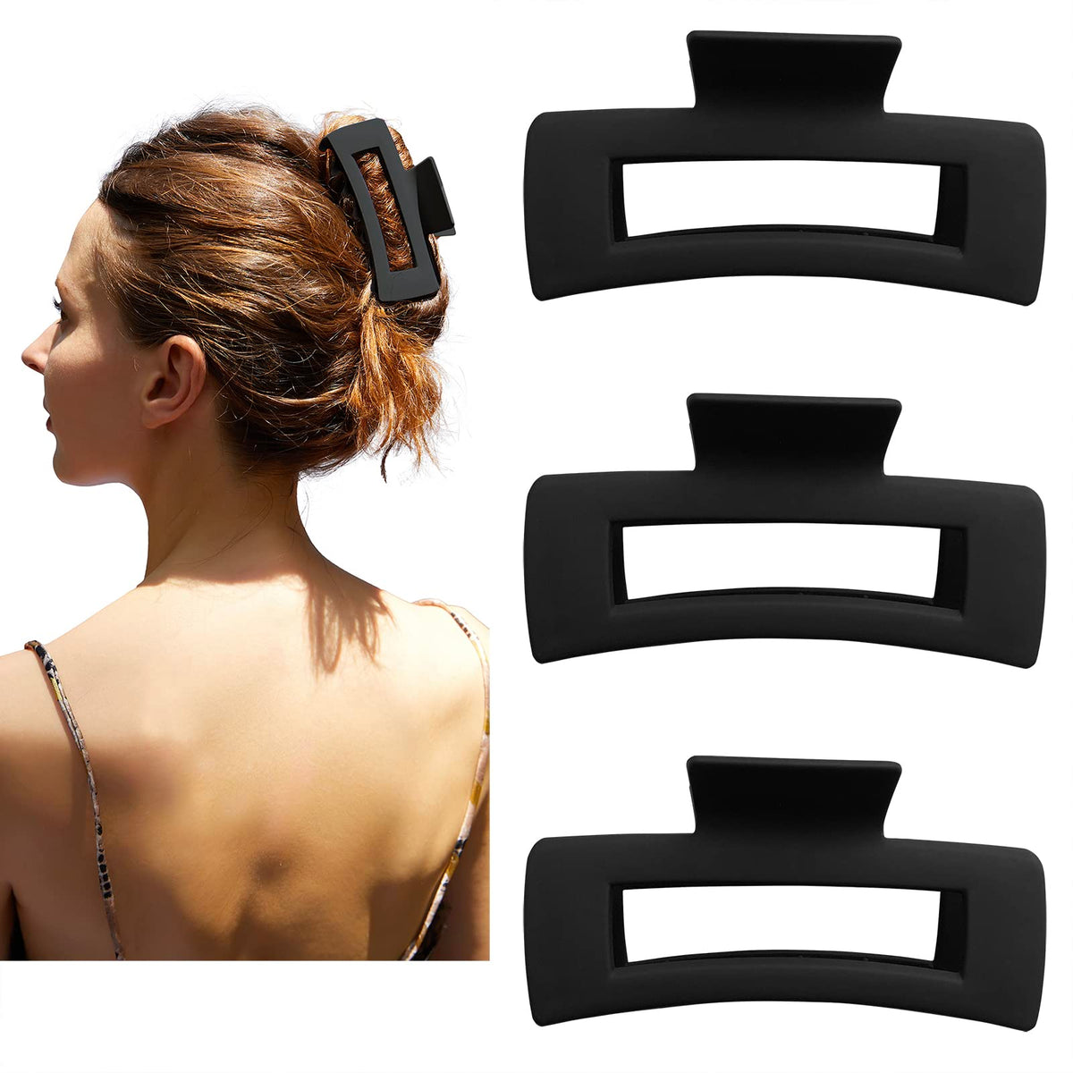 Nalodu front view black clip showing neat packaging and secure look