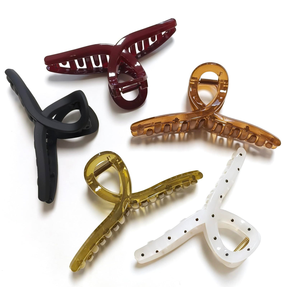 Nalodu front view pack showing five jumbo clips for secure styling