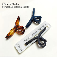 Nalodu matte black clip detail, discreet no-slip hold