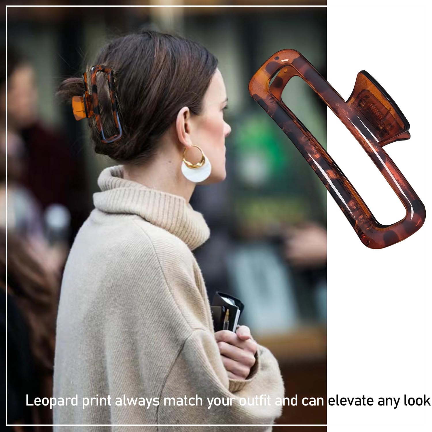 Nalodu held in hand showing 5-inch scale, ideal for long hair
