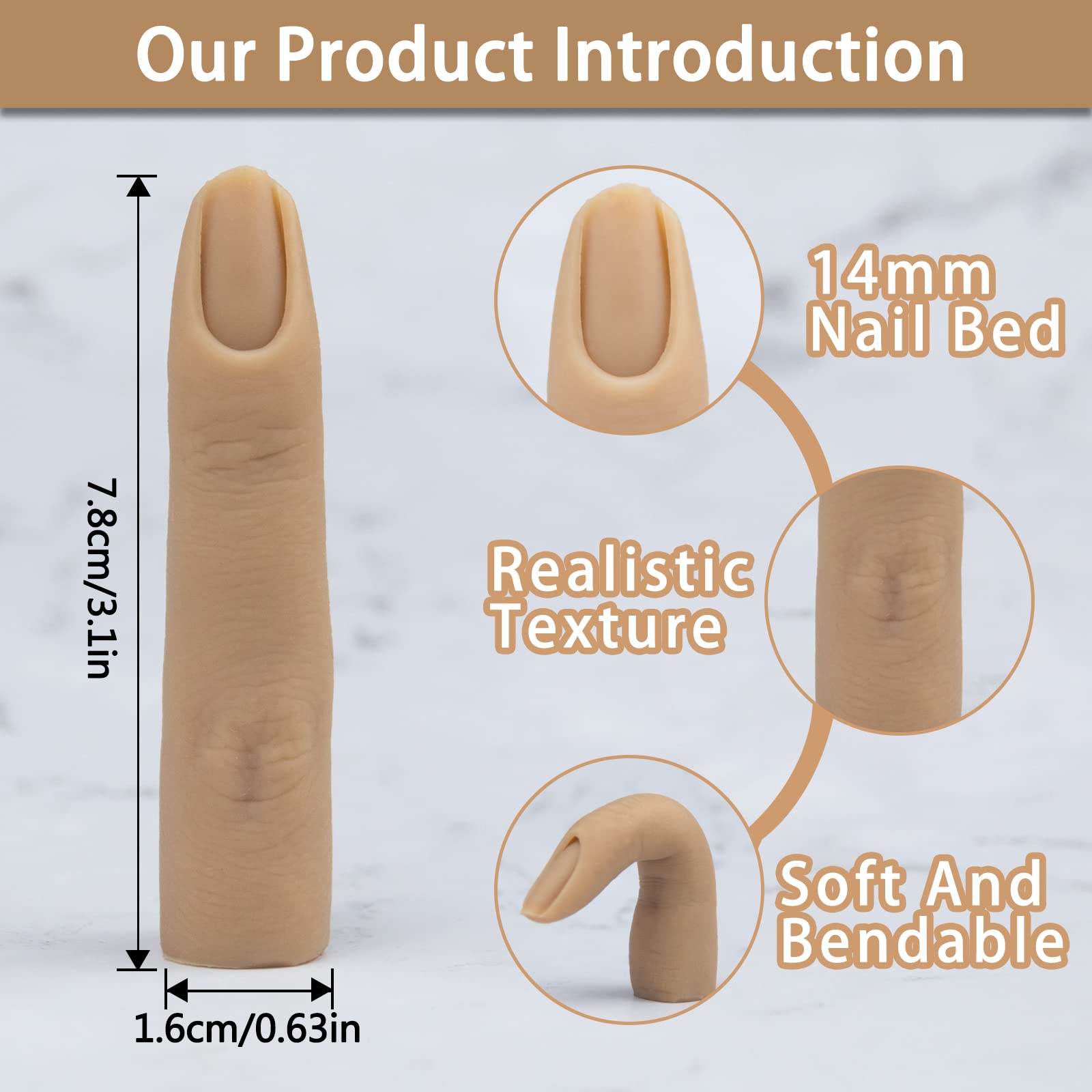 Namgznso bendable joint demo positioned for filing and shaping practice benefit