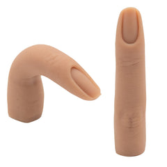 Namgznso front view of silicone practice finger showing realistic shape and texture