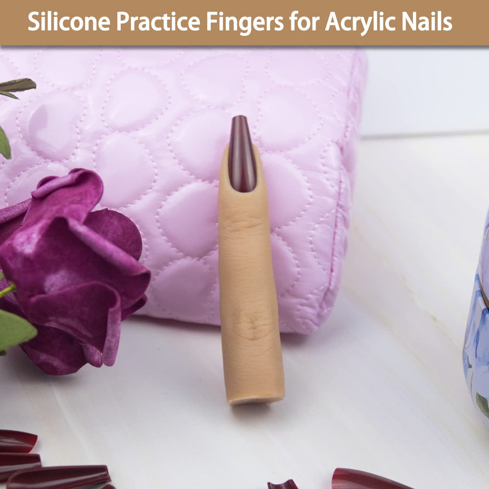 Namgznso lifestyle display showing rings on silicone finger for store presentation