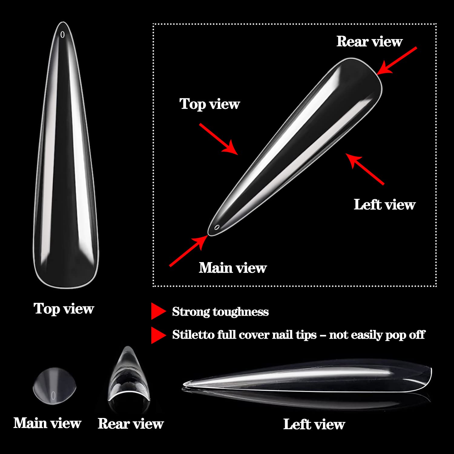 Namgznso trimmed tip edge demonstrating clean cutting and filing benefit