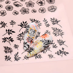 Namrec sticker applied on nail demonstrating instant accent and stylish finish