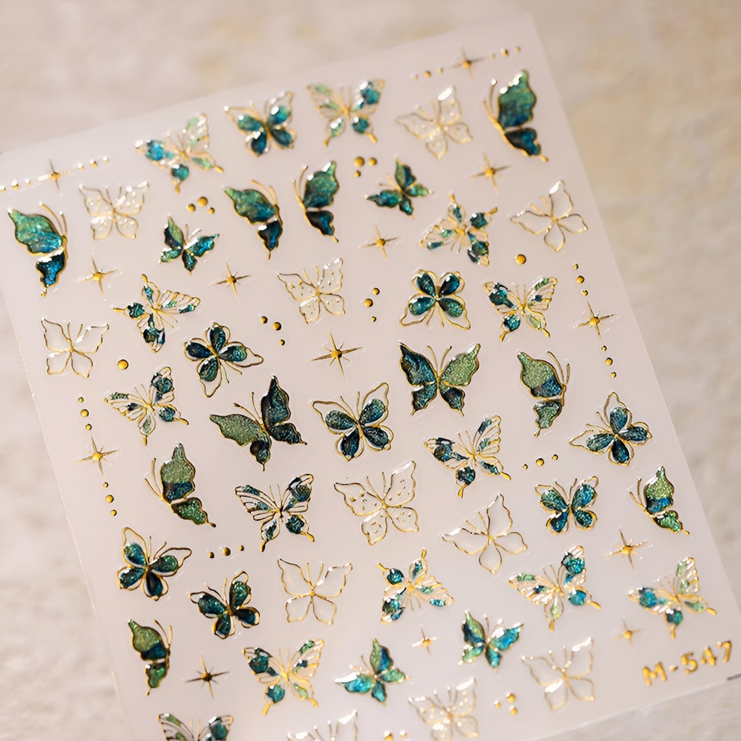 Namrec stickers used on toenail pedicure for seasonal and vacation-ready look