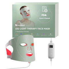 Nanoleaf face mask front view showing full-face LED coverage and comfortable fit