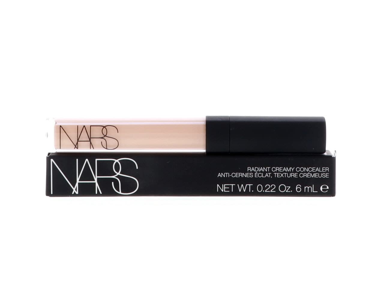 NARS concealer beside botanical leaves highlighting hydrating antioxidant benefits