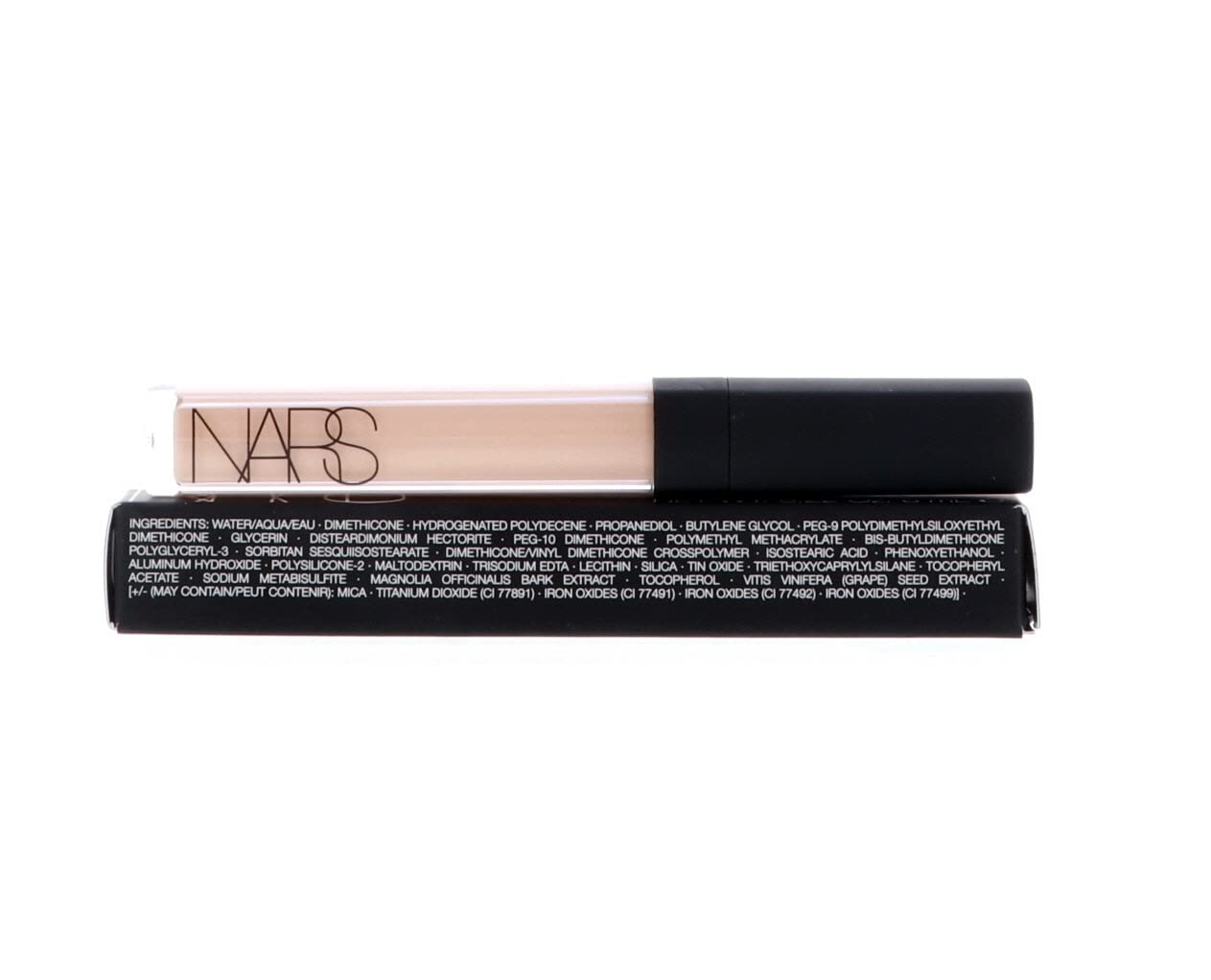 NARS Custard before and after under-eye results revealing brightening effect