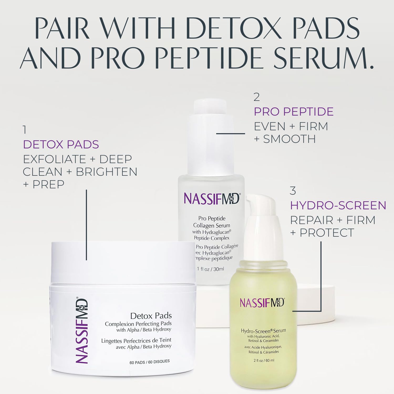 NassifMD displayed on bathroom shelf in lifestyle scene for daily-use appeal