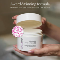 NASSIFMD open container with stacked pads for convenient single-use dosing