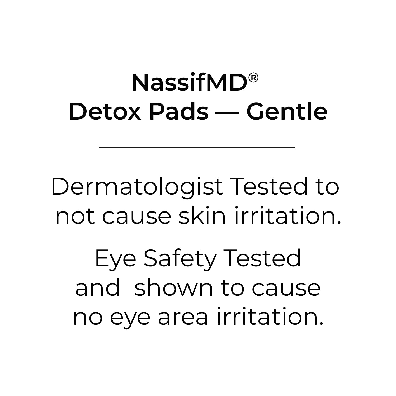 NassifMD pad soaked in solution showing balance of exfoliant and moisture
