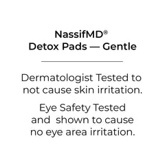 NassifMD pad soaked in solution showing balance of exfoliant and moisture