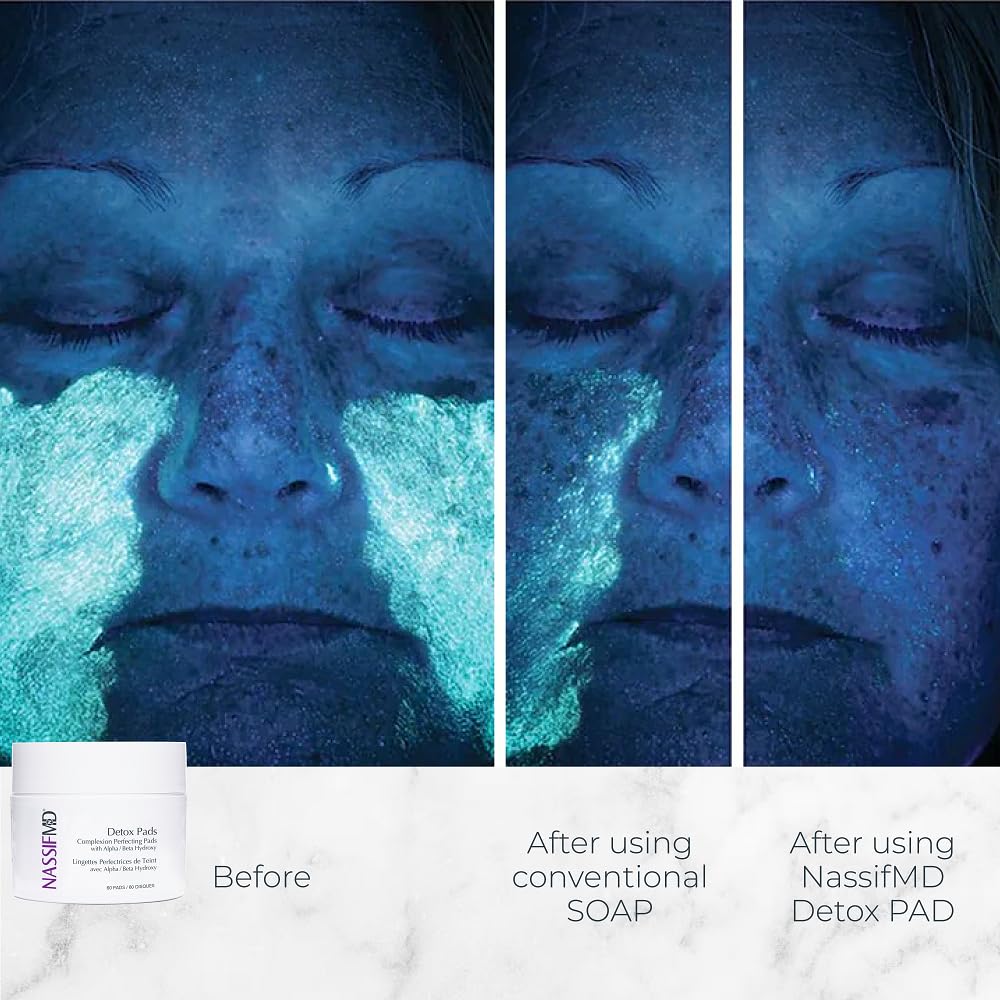 NASSIFMD close-up of pad texture highlighting gentle exfoliation