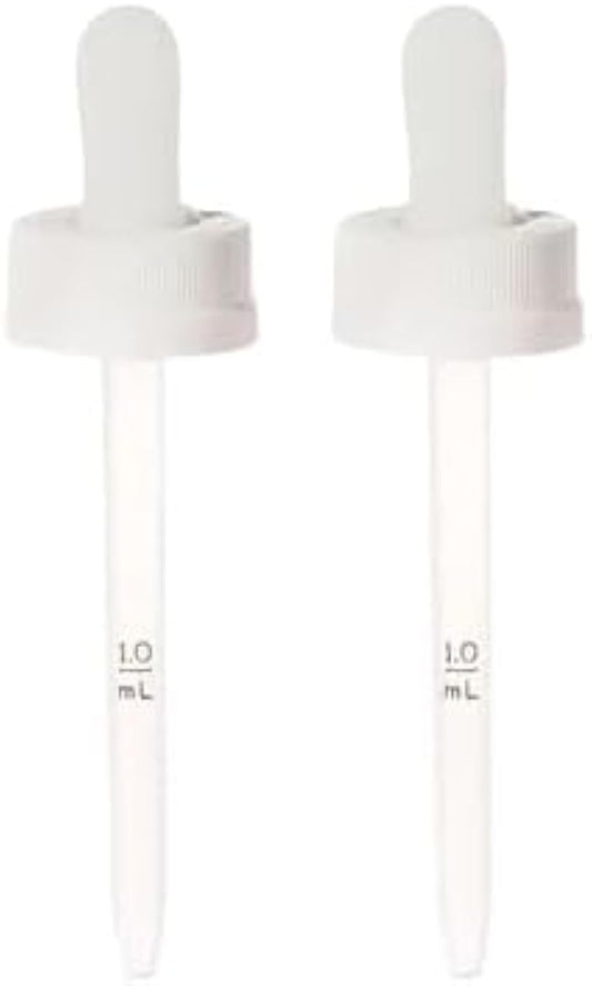 NATAZURE dropper front view showing child-resistant cap and neat dosing
