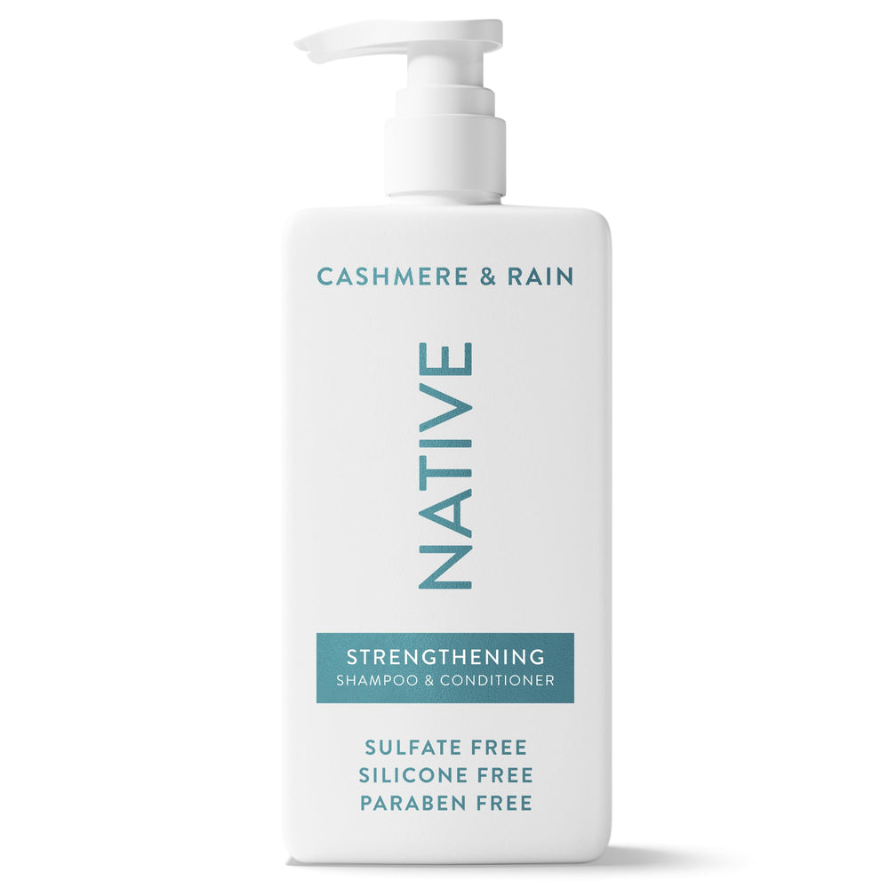 Native front bottle showing label and 16.5 fl oz size, clear branding and benefit