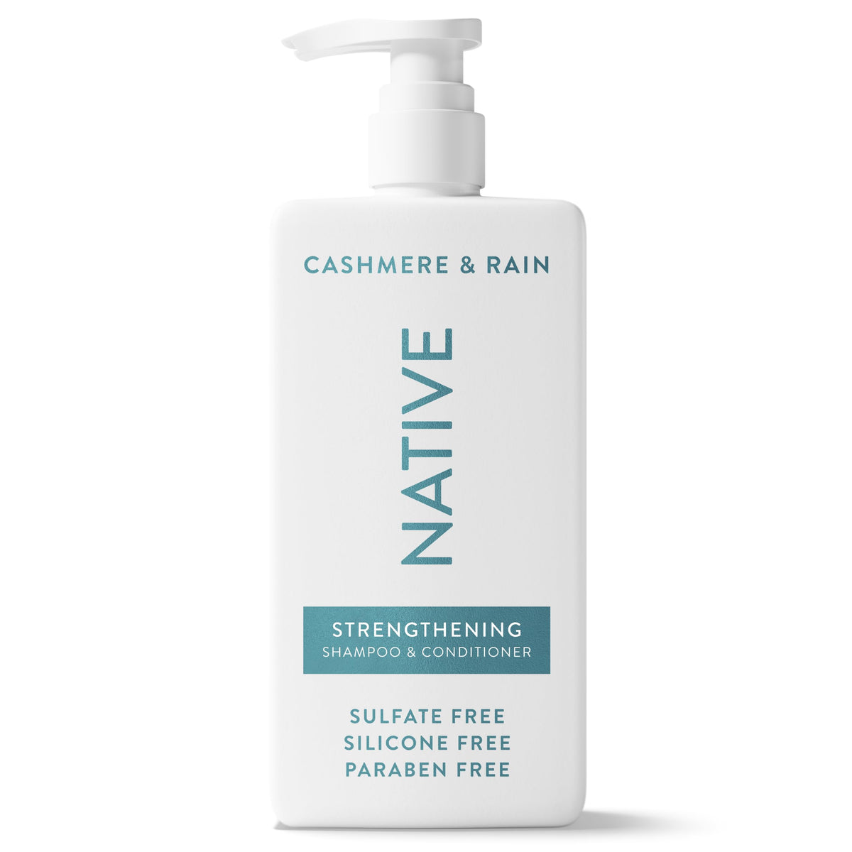Native front bottle showing label and 16.5 fl oz size, clear branding and benefit
