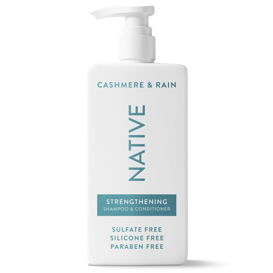 Native front bottle showing label and 16.5 fl oz size, clear branding and benefit