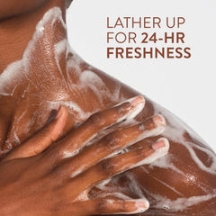 Native body wash staged with deodorant and lotion to show complementary routine