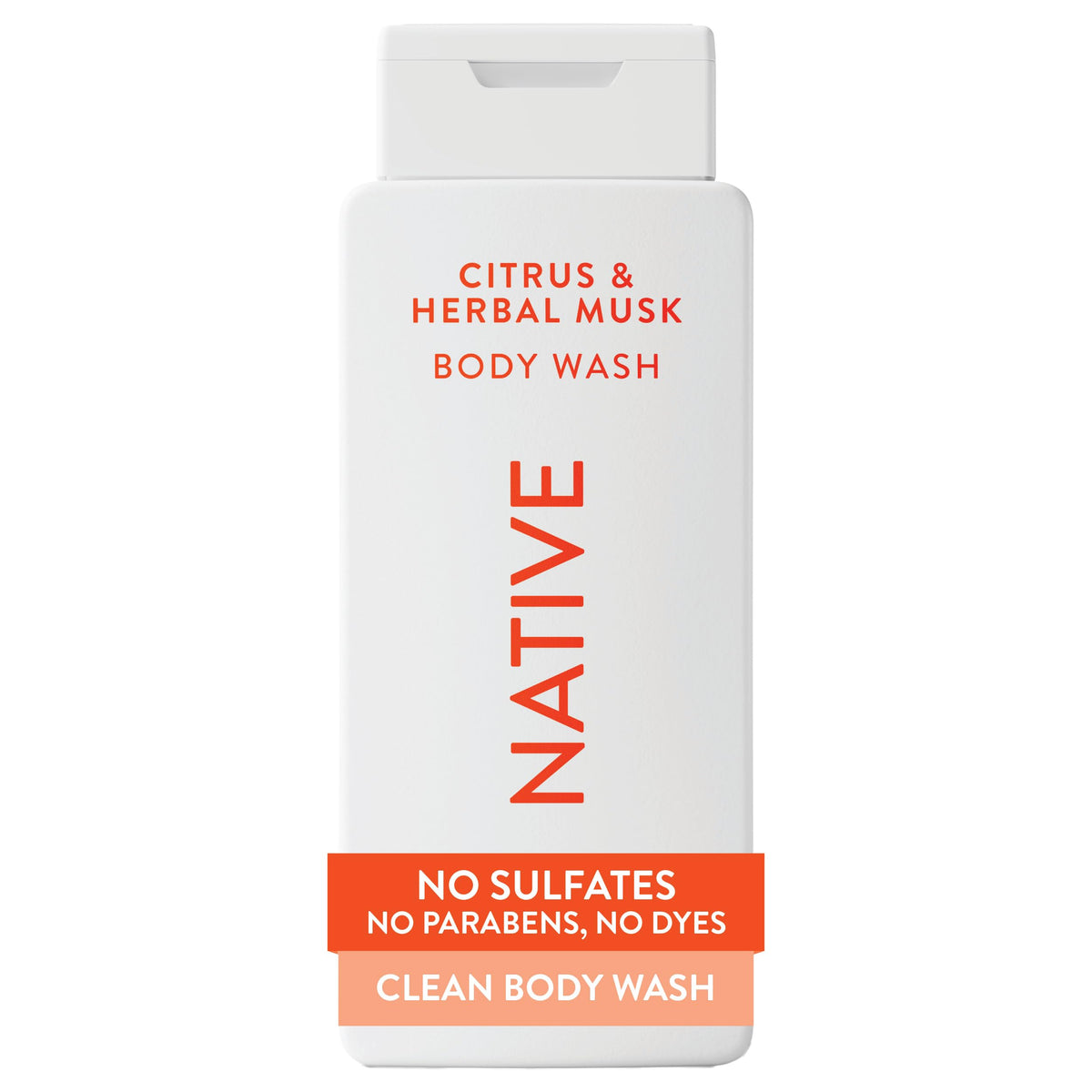 Native front packaging showing bottle and clear scent identity for easy selection